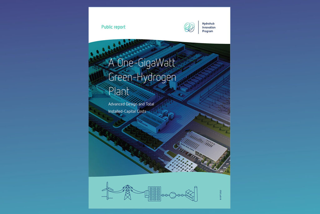 A one-gigawatt green-hydrogen plant | prior work – ISPT