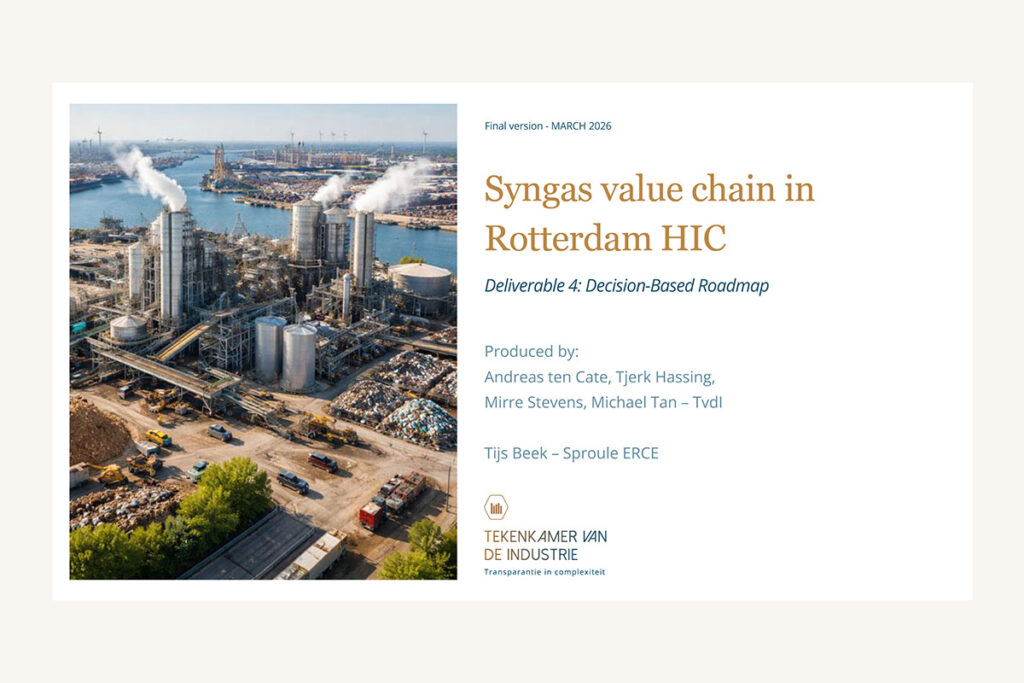 Syngas value chain in Rotterdam HIC – Deliverable 4: Decision-Based Roadmap
